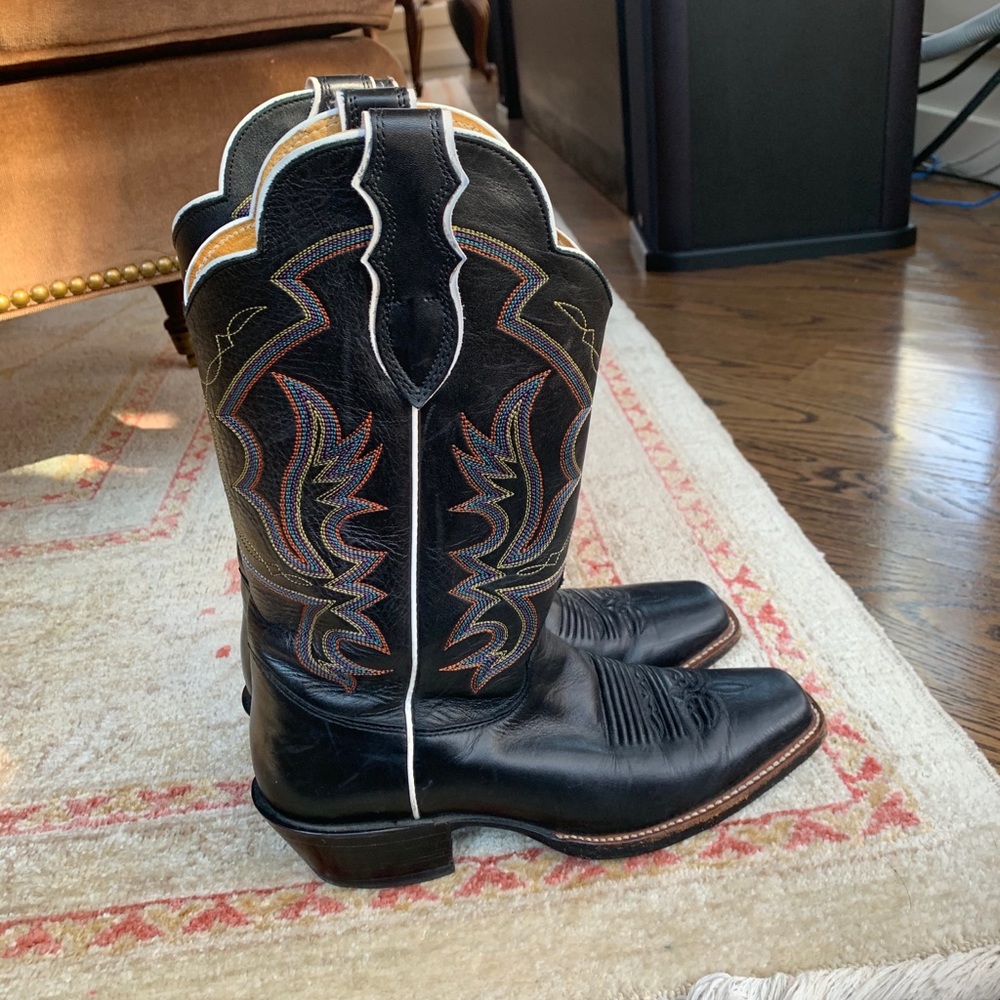 Black Justin Boots
